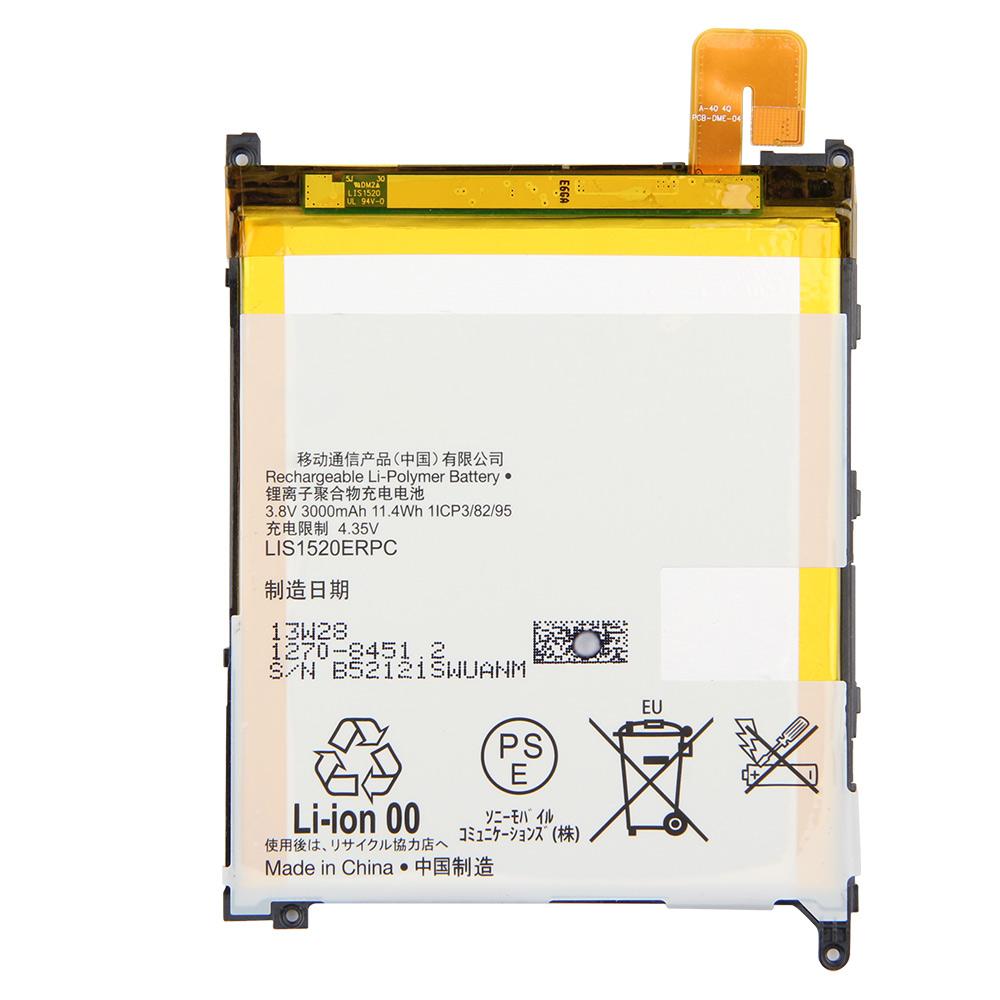 New Replacement Battery LIS1520ERPC For SONY XL39h Xperia Z Ultra C6802 Togari L4 ZU C6833 3000mAh