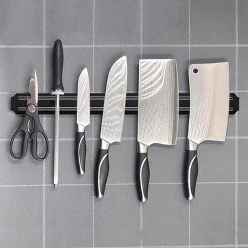 Powerful Magnetic Steel Magnetic Knife Holder Wall-mounted Kitchen Area Magnet Magnet Convenient and Practical Knife Holder