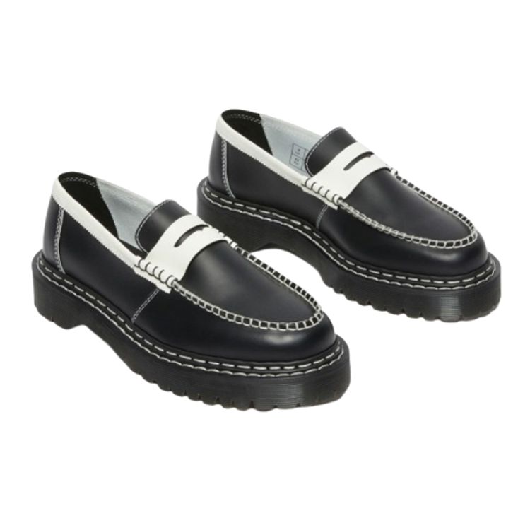 Dr.. Mocasini Martens din Piele Pantofi Casual cu Top Jos Mocasini Unisex Negru 27334009