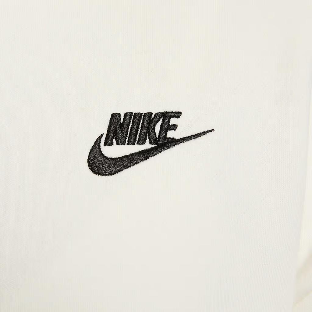 Nike Sportswear Club Fleece Futura Simple Fashion Versatile Trendy Long Sleeve T-Shirt Women T-Shirts HV2327-133