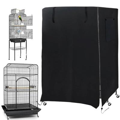 Bird Cage Cover Parrot Birdcage Covers for Night Waterproof Light Eliminator Pet Nighttime Enclosure for Small Animals Cockatiel