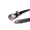Retro Engraving Accessories for Women's Versatile Fine Lychee Pattern Belt Kamen Rider Belt