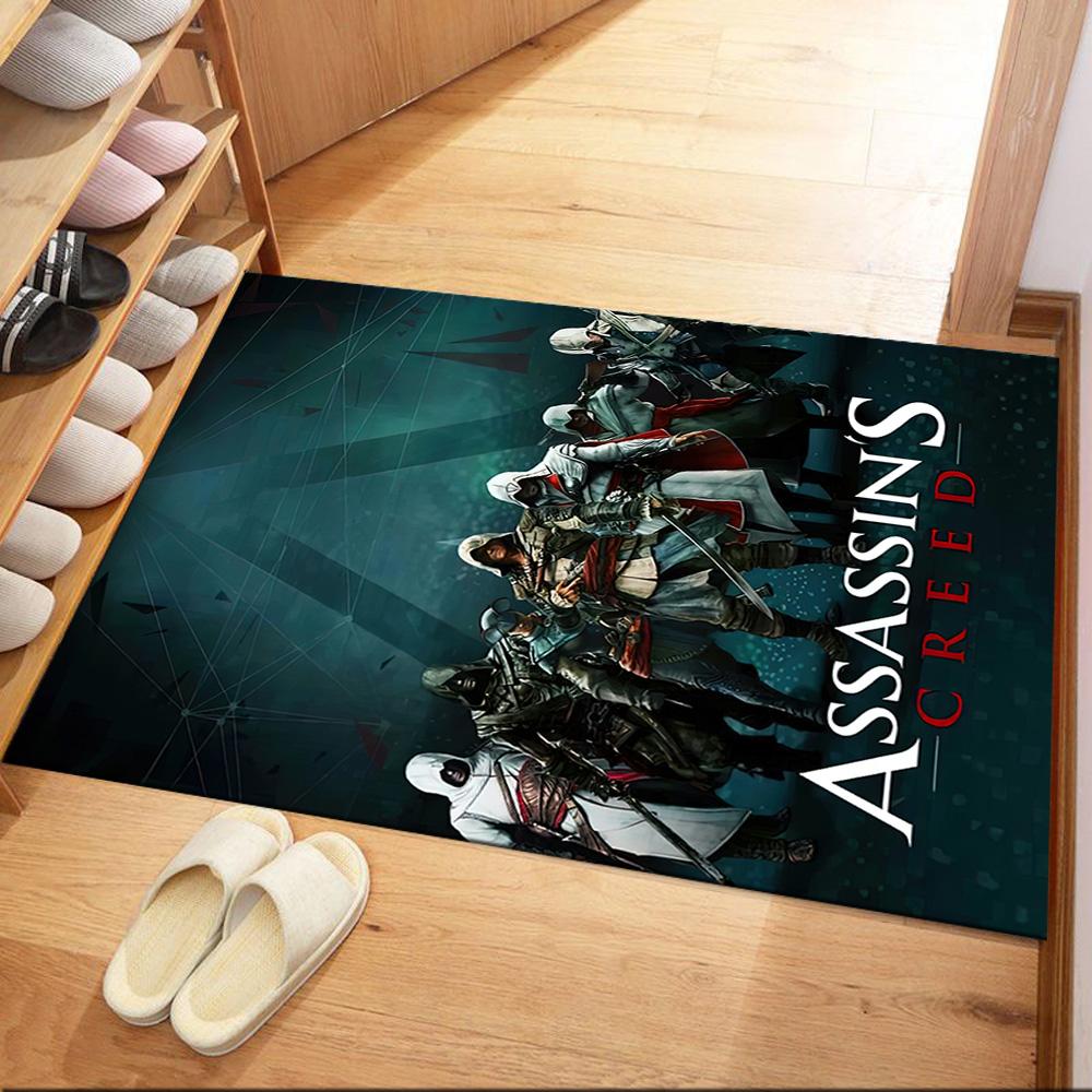 Čtvercové koberce Assassin's Creed Ezio Auditore jsou skvělou volbou pro obývací pokoje, ložnice, domácí dekorace a jako dárky.