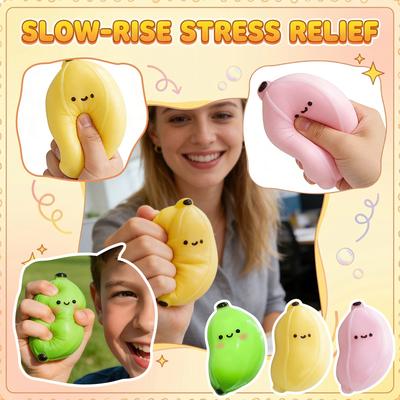 Yolk-shaped Rice Ball -toy, Egg-shaped Viral Imitation -oy, TPR Stress-relief Toy
