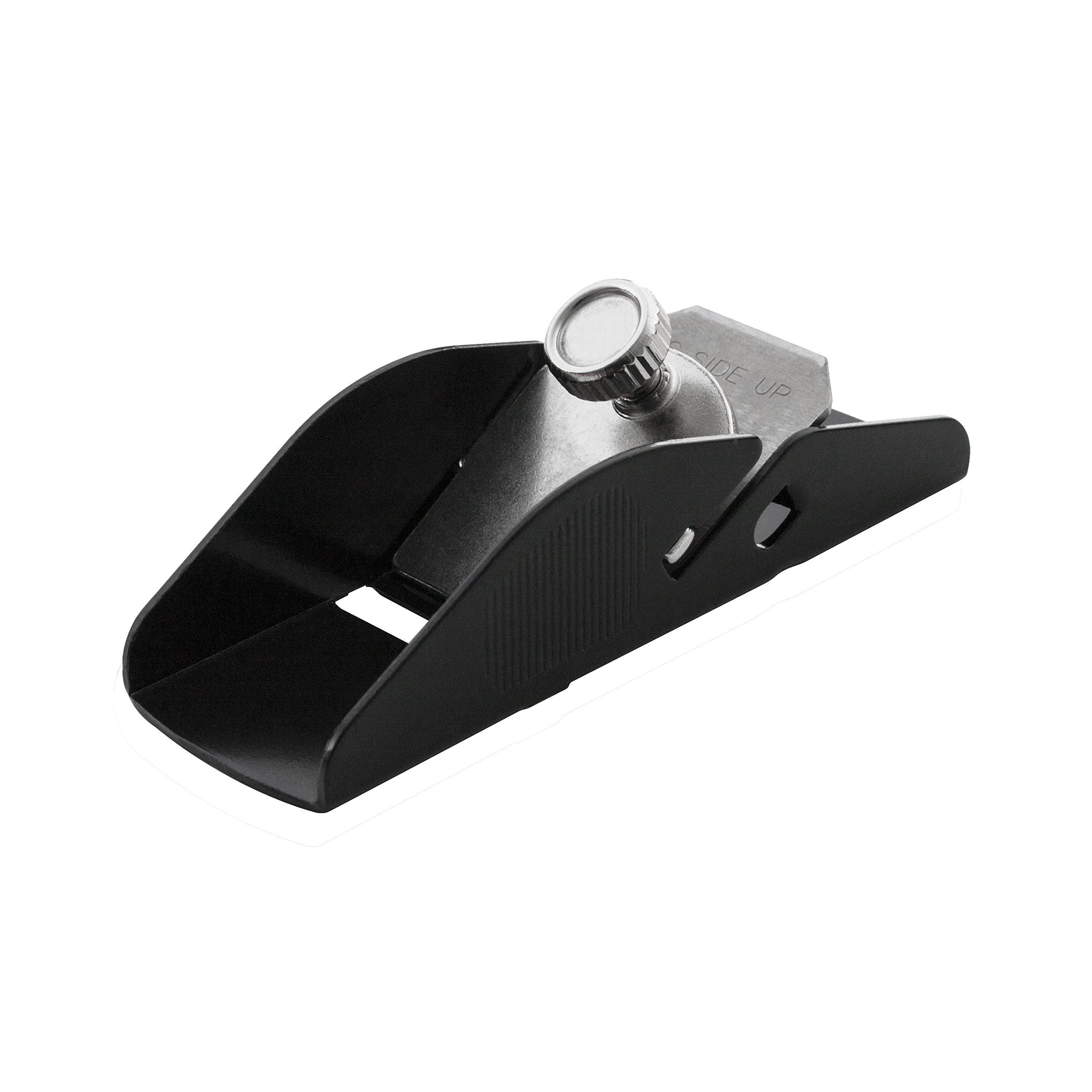 

KAKURI Хобби-рубанок со сменными лезвиями 90 мм общей длины и тянущим и идеальным для плоского DIY и моделирования 41446, Длина, Конструкция с двойным толкателем, Карманный размер, чёрный