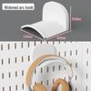 Miflame Pegboard Wall Organizer with Curved Headphone Holder