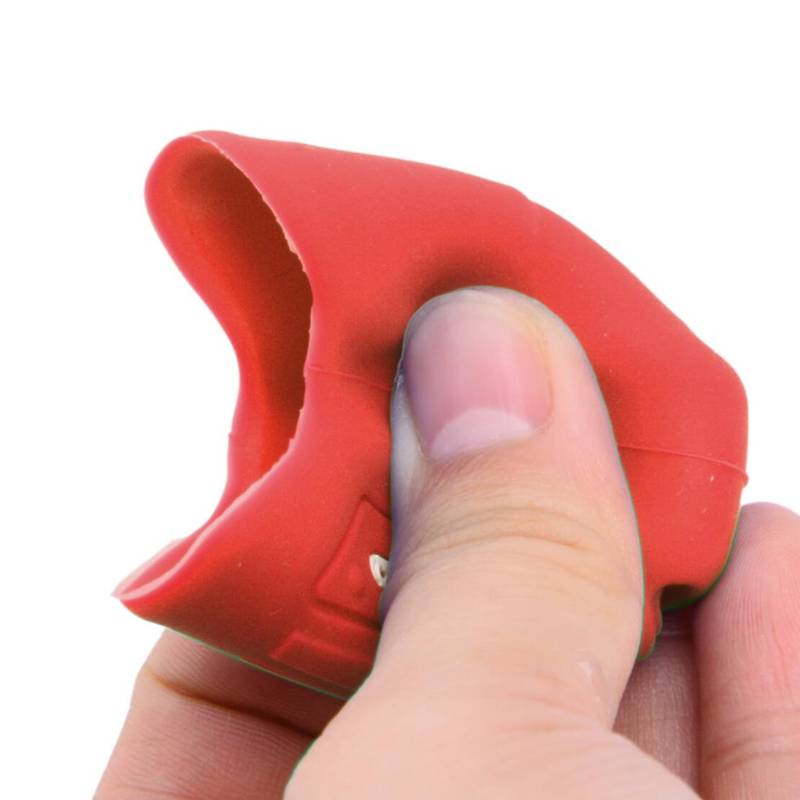 Silicone Remote Key Fob Cover Case 4 Button Fit for Mitsubishi Eclipse Galant Lancer Outlander Endeavor Mirage Red