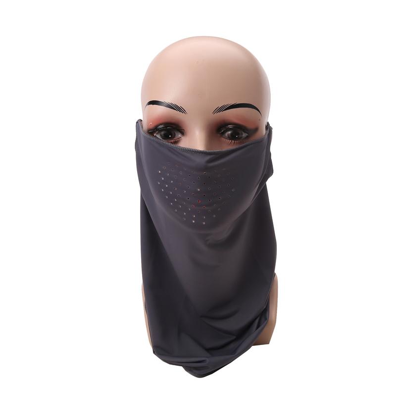 Summer Sunscreen Mask Neck UV Protection Face Cover Sunscreen Face Outdoor Comfortable Solid Color Cycling Sun Protection Hats