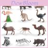 Mini Wildlife Animal Pvc Model Set With Static Figures For Collectors And Home Decor