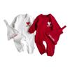 Italian-Style Ttit Family Matching Outfits for Autumn and Winter, Baby Romper Set for a Family of Three, New Year's 100-Day Photo Sweatshirt