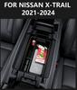 Für Nissan X-Trail 2025 2025 2025 2025 Auto Konsole Armlehne Aufbewahrungsbox Hochkapazität Kleinteile Mehrschichtiger Organizer Ablage Zubehör