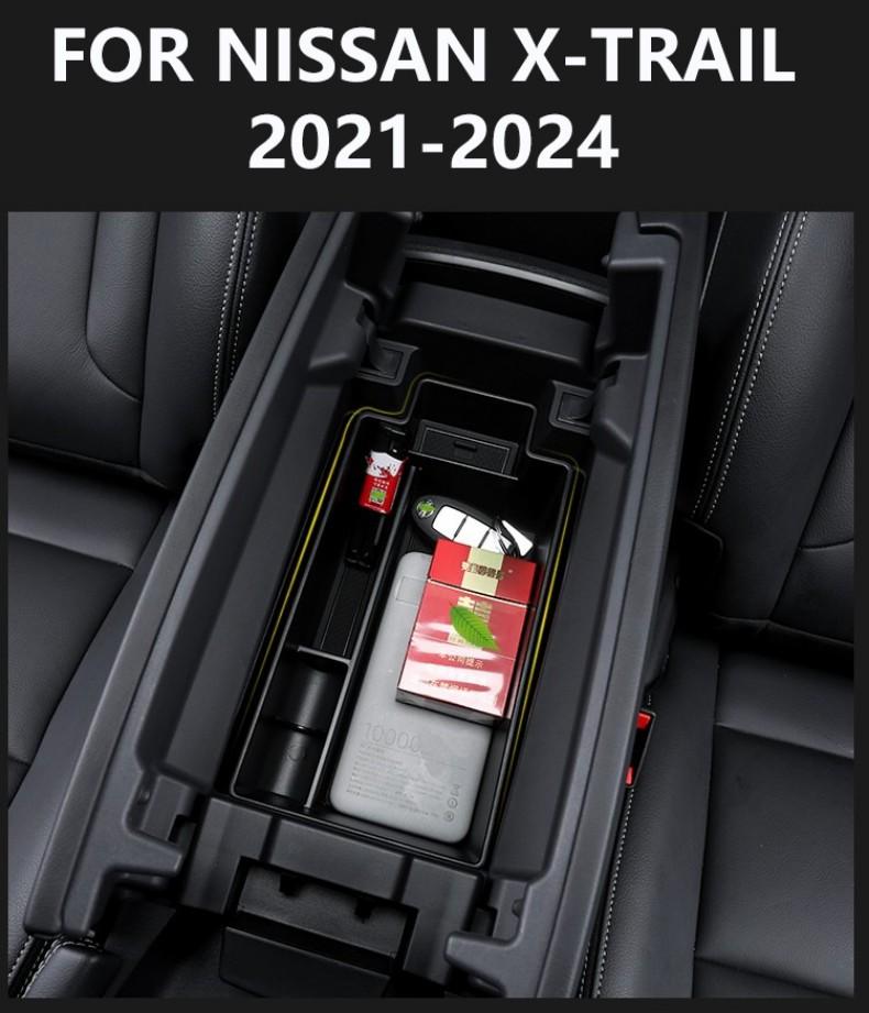 Für Nissan X-Trail 2025 2025 2025 2025 Auto Konsole Armlehne Aufbewahrungsbox Hochkapazität Kleinteile Mehrschichtiger Organizer Ablage Zubehör