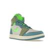 Air Jordan 1 High Zoom Comfort 2 University Blue Volt Damskie Sneakersy Białe Oliwkowe DV1305-433
