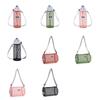 Handbag Mesh Shoulder Bag Korean Style Water Bottle Drawstring Bag Mesh Crossbody Bag  Summer