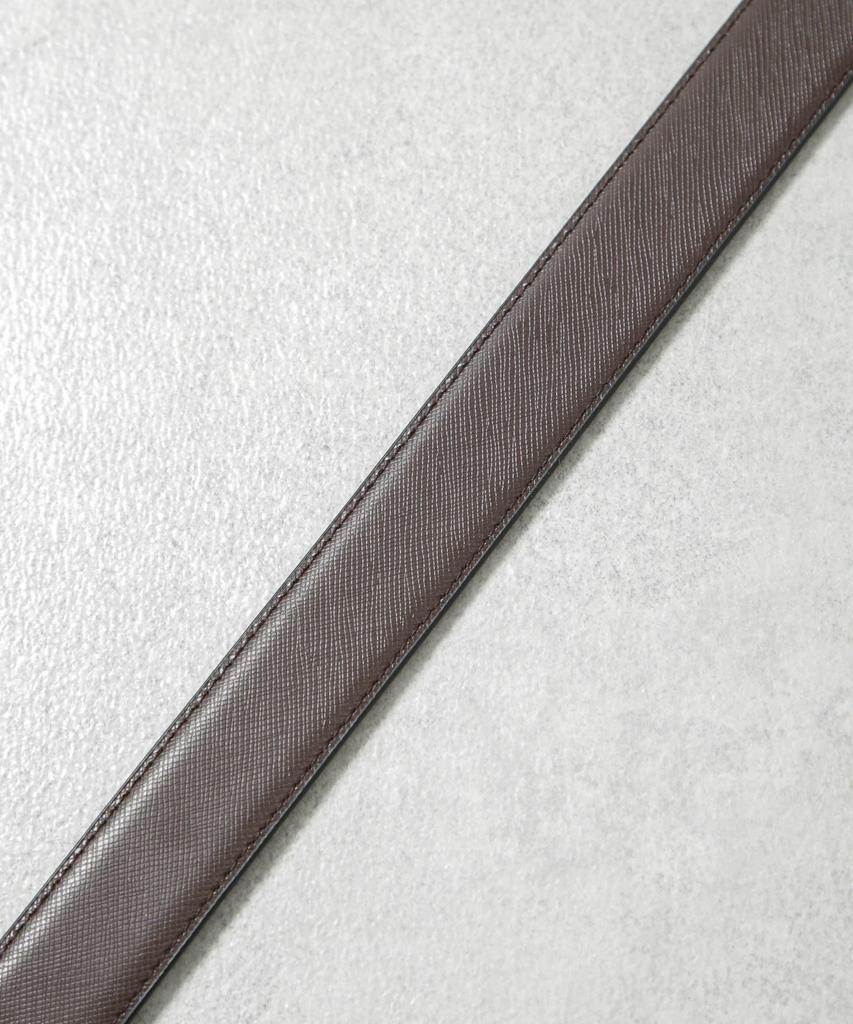 [Nano Universe] Split Leather Reversible Belt for Men, Size F 360, Pattern 1, 668-5150203