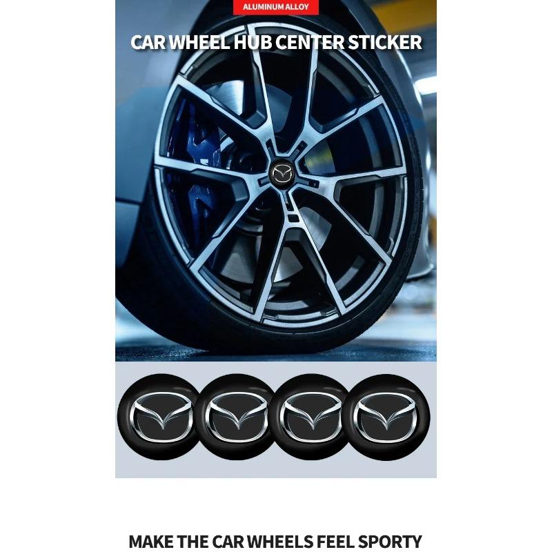 4 buc 56mm Capac Central Roată Auto Insignă Logo Emblema Autocolant Decal pentru Mazda 3 CX3 CX4 CX5 CX7 CX8 CX9 CX30 RX7 Atenza Axela