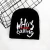 Popular Letter Jacquard Beanie Hat for Female Y2K Girl Winter Autumn Hat Cool Girl Crochet Hat Soft Breathable Skull Cap