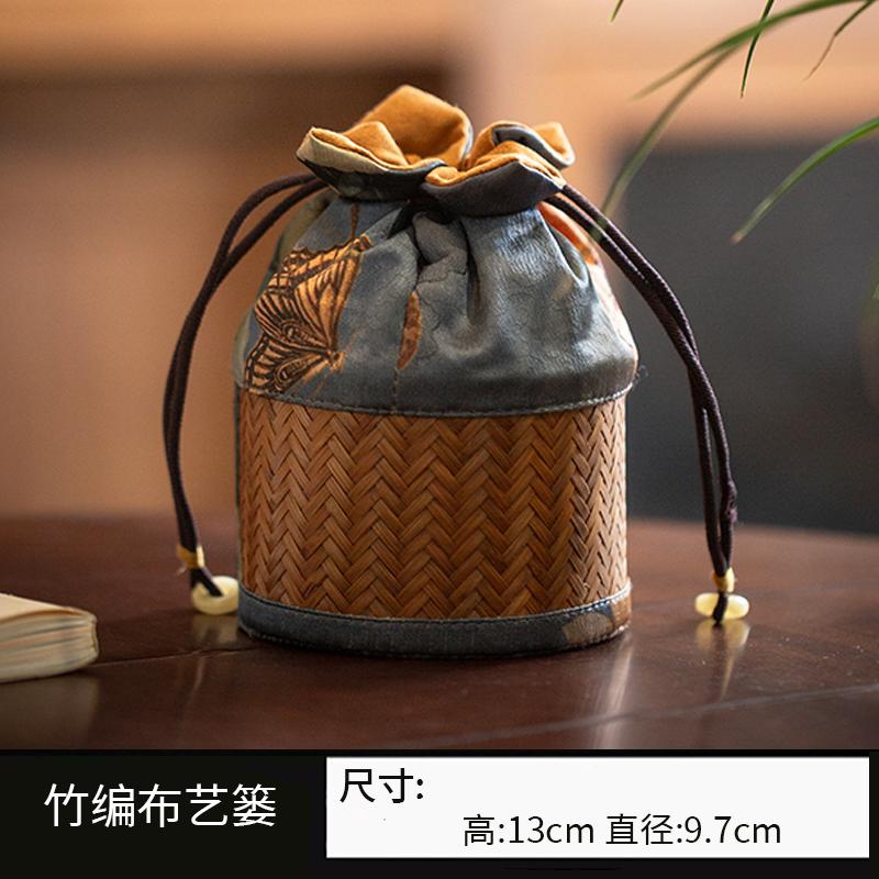 

Органайзер для чая, сумка для чайника из бамбука, дорожная переносная сумка для хранения