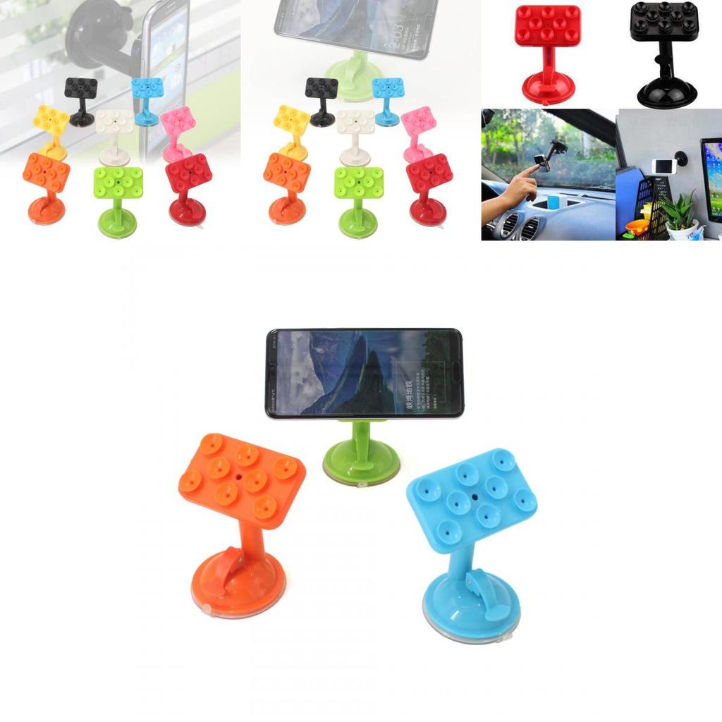 Universelle Autohalterung mit 8 Saugnäpfen 360 Grad drehbare Armaturenbrett-Handyhalterung