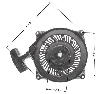 B&S Quantum Starter Motor. 496650 495766 494846 497830 Nz542