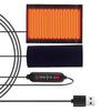 Beheizte Motorrad-Lenkergriffe USB-betrieben 3-stufige Einstellung mit Wicklung 10 Sekunden Schnelles Vorheizen Warme Fahrzeugheizgriffe Pad