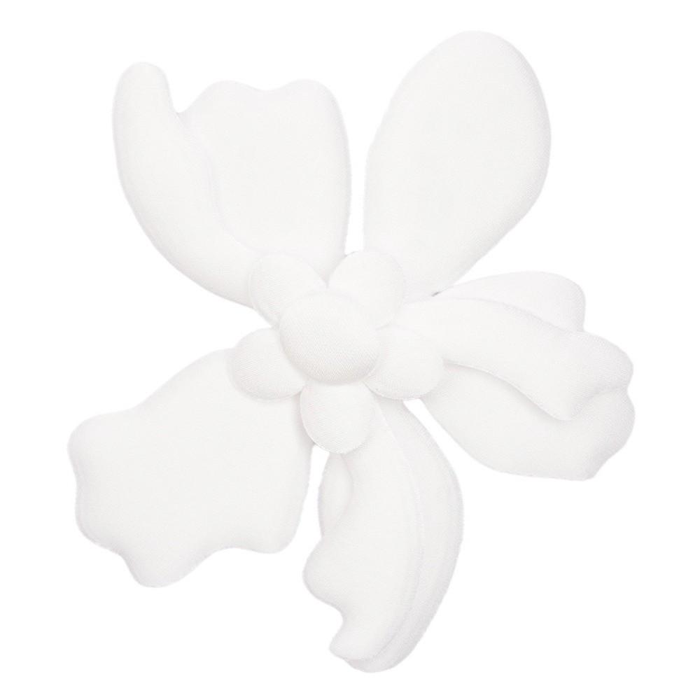 5pcs Silk Lily Artificial Flowers 3D Embroidered Denim Simulated Lily Fake Flower Flower Brooch DIY Handmade Accessories