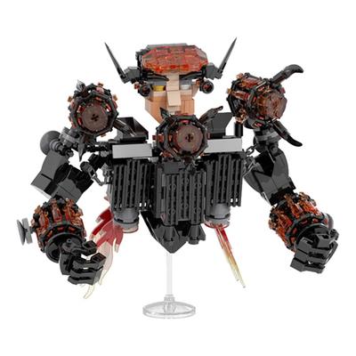 505pcs/set Horror Game Skibidi Toilet Series Building Blocks Updated G-Man Leader MOC Bricks DIY Toys For Kids Christmas Gifts
