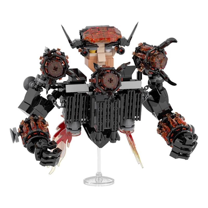505pcs/set Horror Game Skibidi Toilet Series Building Blocks Updated G-Man Leader MOC Bricks DIY Toys For Kids Christmas Gifts