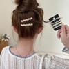 3-Piece Set, Simple Retro Acetic Acid Hairpin, Side Clip, New Broken Hair Bangs Clip, Forehead Bb Clip, Hairpin.