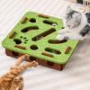 Pet Cat Puzzle Maze Holes Toys Felt Box With Bell Ball Kitten Playing Toys Interactive Funny Cat Supplies