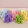 Adorable Long-Eared Rabbit Plush Toy with Bow - Children's Gift & Home Decoration