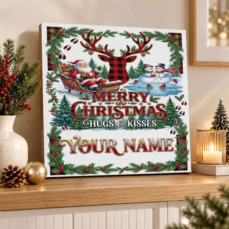 Christmas Custom Name Text 5D Diamond Painting Kit DIY Full Drill Diamond Art Decoration