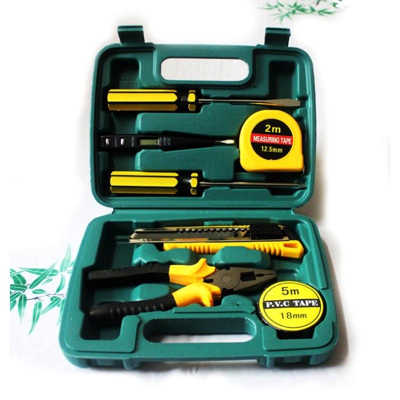 8-piece Set 9-piece Set 12-piece Set 16-piece Set Car Home Dual-purpose Combination Toolbox Car Hardware Tool Set Gifts