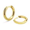 USA 5A CZ Diamond Hoop Earring Men 925 Sterling Silver 14K Gold Plated Hypoallergenic ZIRCON Jewelry Huggie Earrings for Women