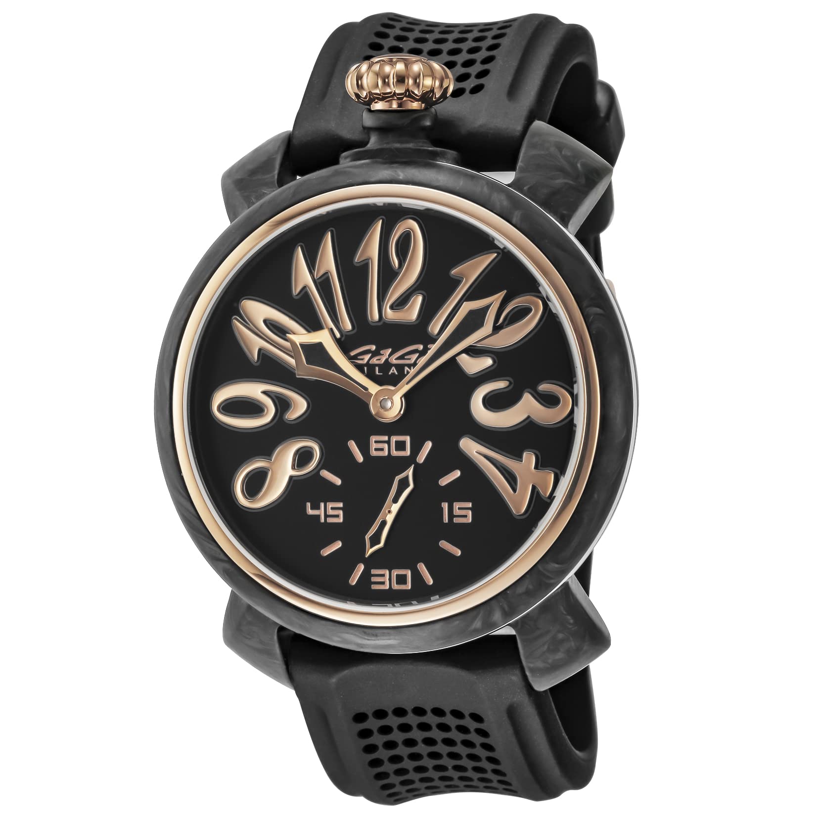 

Розпродаж Оригінальний Годинник Без Коробки MANUALE 48ММ Чорний Циферблат Ручний Завод Щоденна Водонепроникність Чорний [Gaga Milano] 6061.02S Чоловічий [Товар] чорний