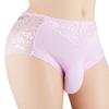 Pánské sexy krajkové kalhotky Spodní prádlo se středním pasem Transparetní Prodyšné spodní prádlo boxerky Potisk Hombre Shorts Spodní prádlo pro muže