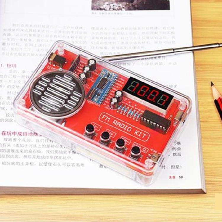 Hands On Electronic Fun 50-108MHz DIY FM Radio Circuit Board Kit for Tinkerers