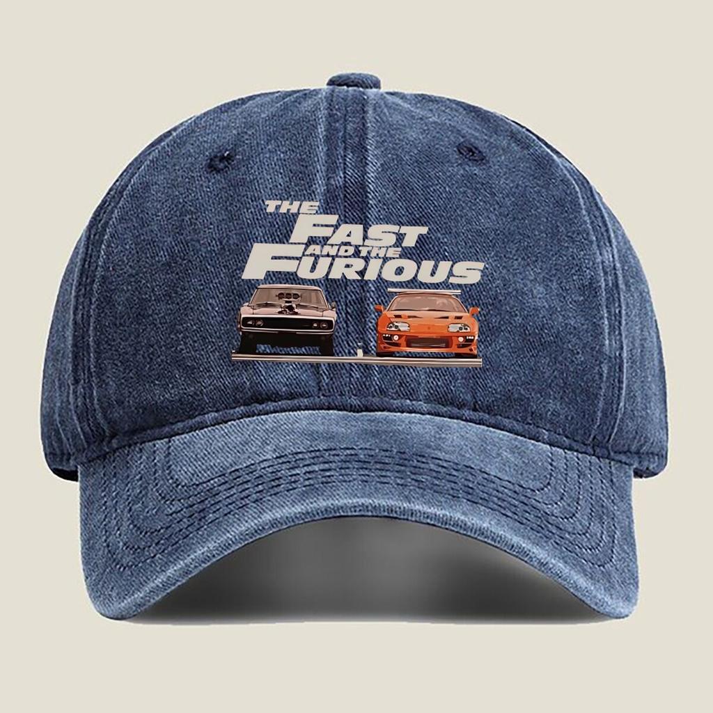 Fast & Furious Racing Fashion Washed Baseball Cap Outdoor For Womens Unisex Female Beach Dad Hat Hip Hop