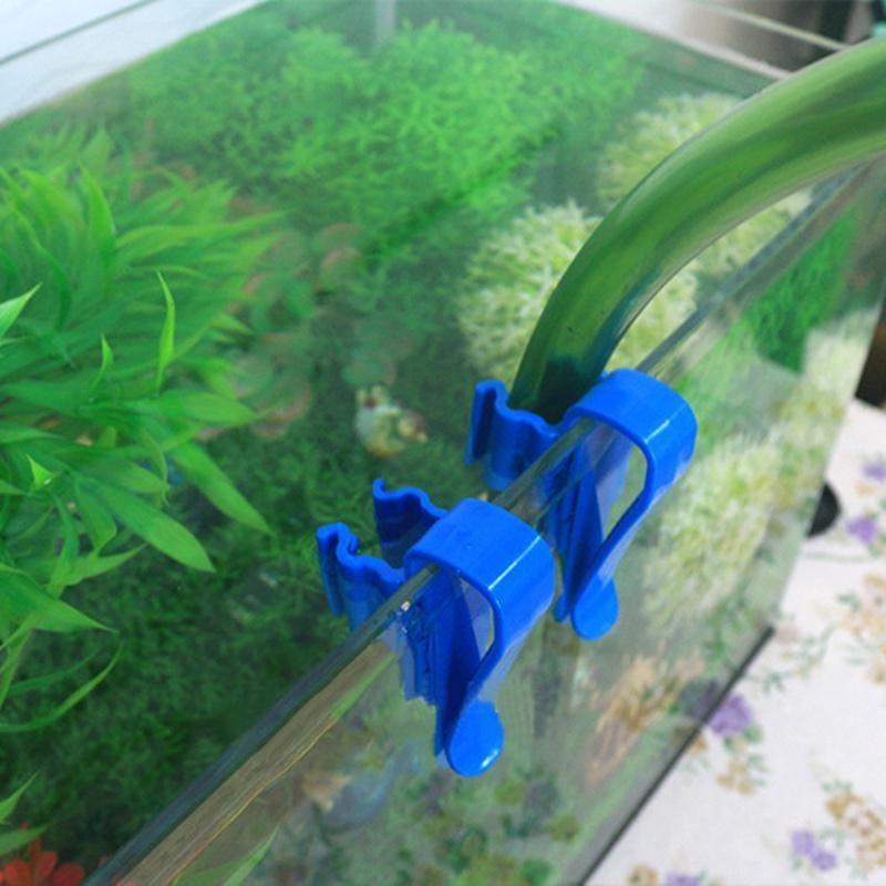 2Pcs Home Brew Bucket Clip Pipe Syphon Tube Flow Control Wine Beer Clamp Fish Aquarium Filtration Water Pipe Filter Hose Holder