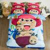 Bedding Sets Cartoon Chopper Quilt Bed Cover Duvet Cover Pillow Case 2-3 Pieces Sets Adult Children Size