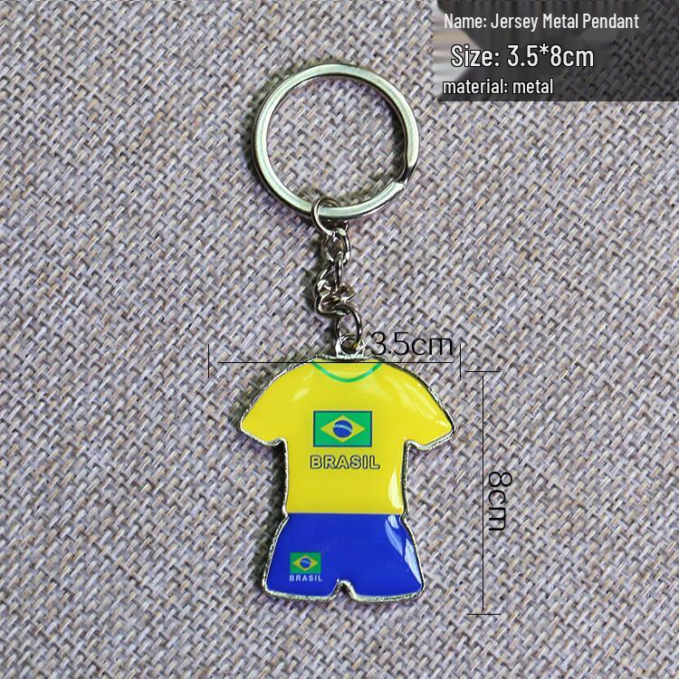 2026 North America World Cup Keychain - National Team Jersey Souvenir