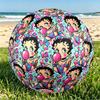 Sexy Doll Print Size 5 Soccer Ball, PU Wear Resistant Football for Match Training and Daily Practice, Birthday Gift for Soccer Fans