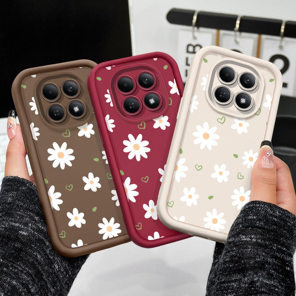 Floating Daisies Phone Case For Xiaomi Redmi Note 15 14 13 12 12S 11 11S 10 Pro Plus 4G 5G Staircase Soft Cover