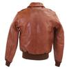 BUZZ RICKSON'S BR80324 CABLE RAINCOAT CO. A-2 Goat Leather Flight Case Jacket 36 BrownUsed