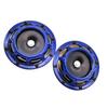 2 Pieces Car Horns 12V Motorcycle Modified Trumpets Super Loud Electric Loudspeaker for Truck RV  Red