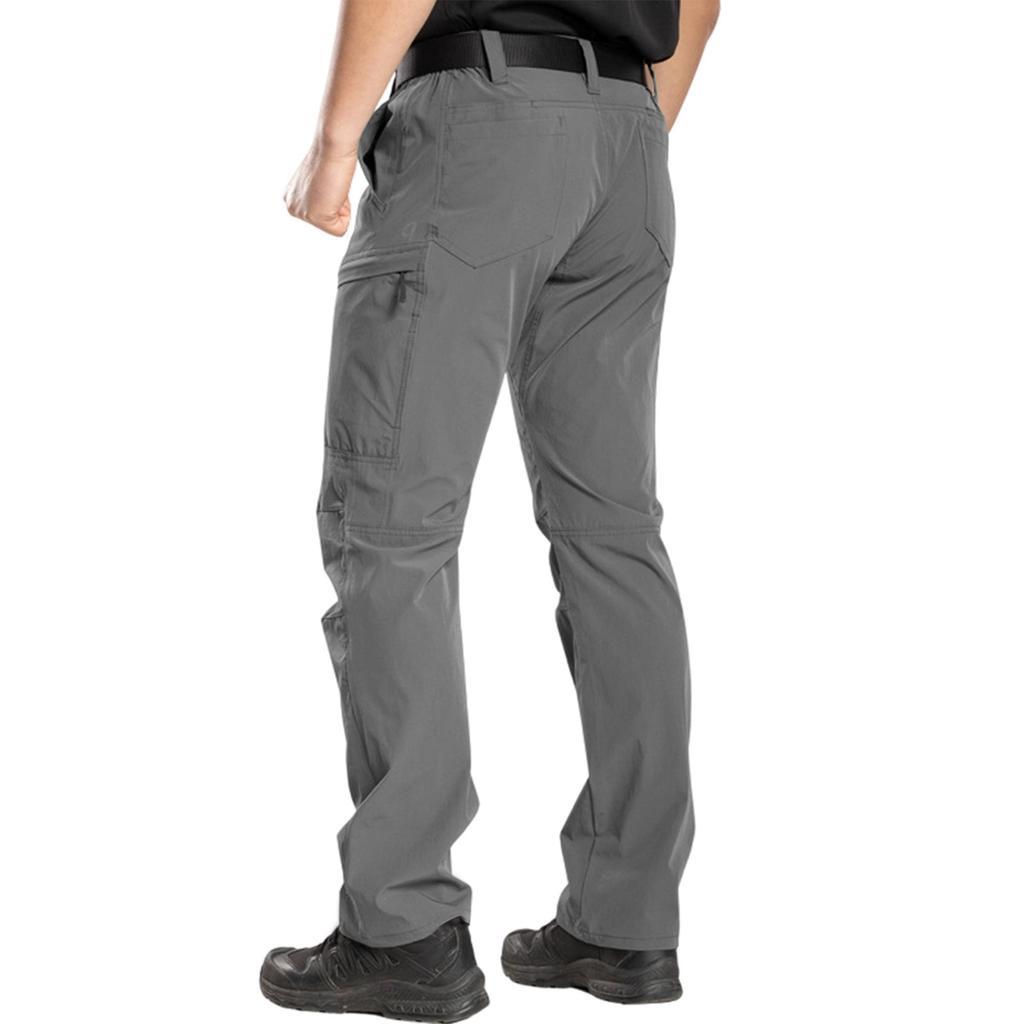 Mens Pants Ripstop Cargo Work Pants With Multi-pocket Water Resistant Breathable Hiking Camping Travel Fishing Construction Pants