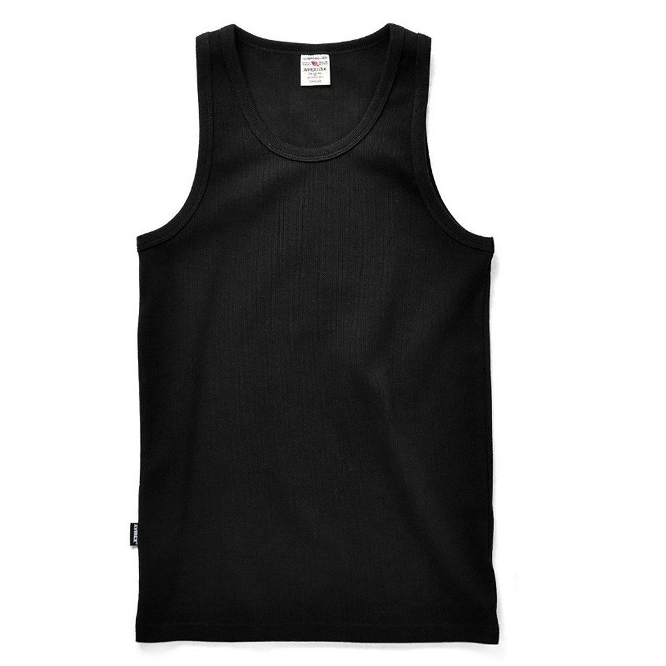 AVIREX Повседневный топ-майка с широкой спиной 6143507 по почте или (Маленький, Черный) [Отправлено Nekopos]