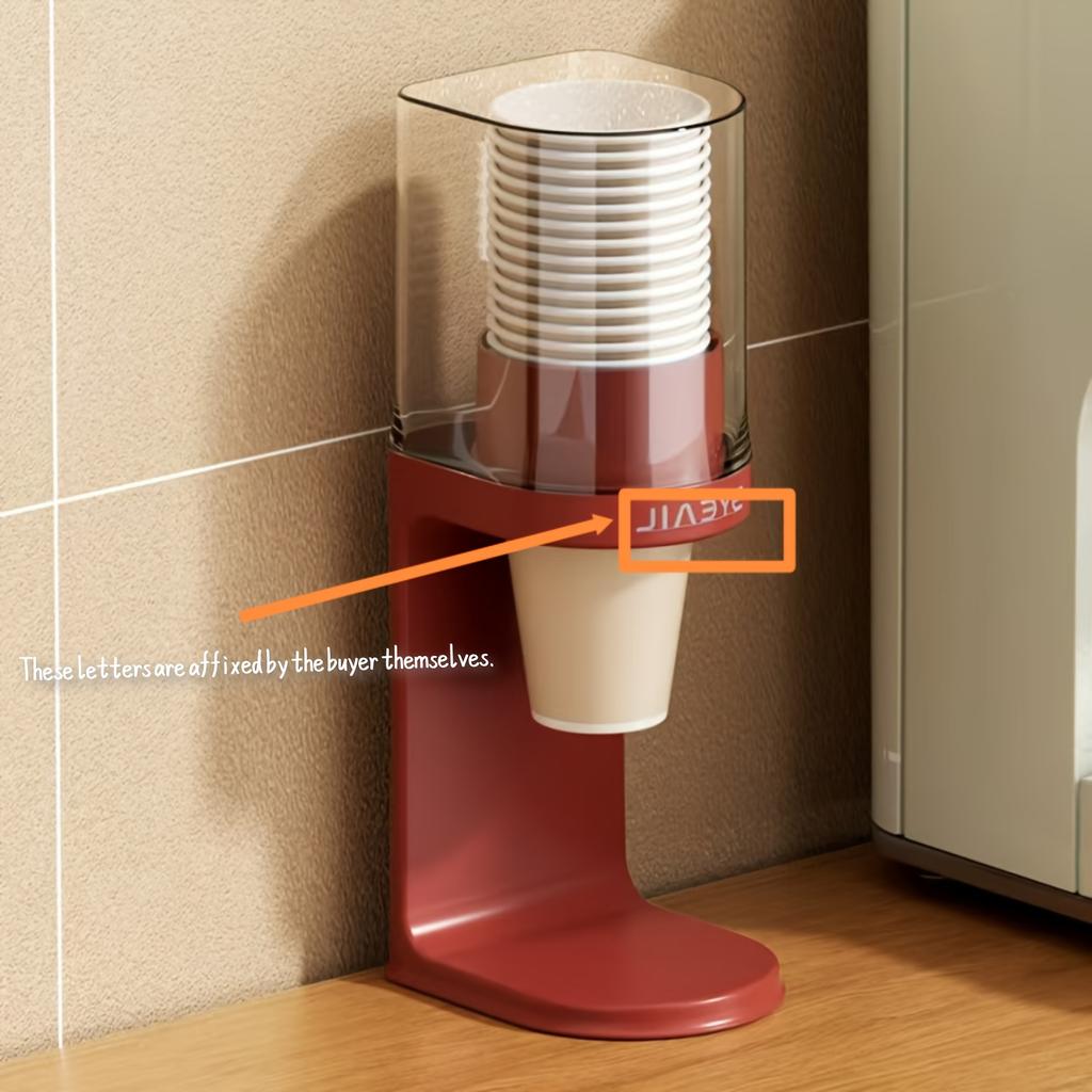 Disposable Cup Picker Without Punching, Home Storage Box,Coffee Shop Bar Counter,Dining Wall Mounted Paper Cup Holder