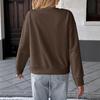 2026 Autumn/Winter European & American Women's Loose Long-Sleeve Retro Bowknot Pullover Hoodie