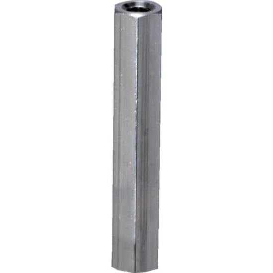 TRUSCO Hex Stainless M4 x Pack of Supporter, Steel, Female-Female, L50, 10, TASU-450